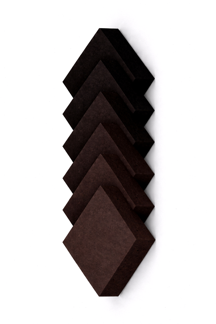 Dark brown precast concrete color using BK555 pigment